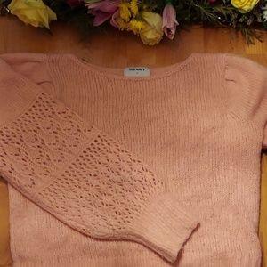 Old Navy peach colored light sweater